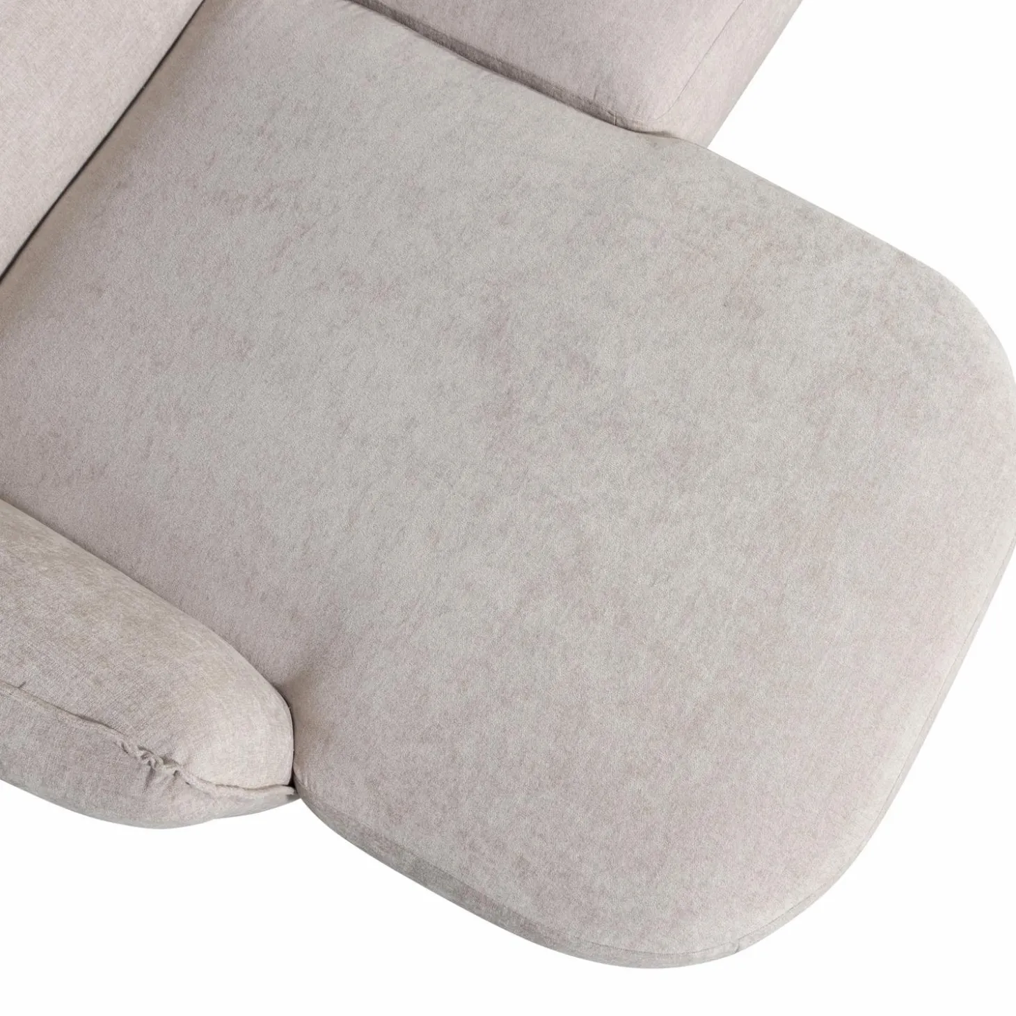 Polly bank u-vorm rechts zand - Loft24.nl