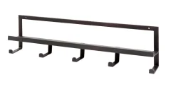 Quinn kapstok 5 haken metaal zwart - Loft24.nl