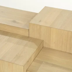 Rechte Salontafel Quinten - naturel 140 x 75 cm - Loft24.nl