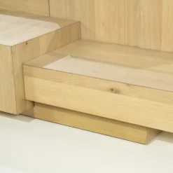 Rechte Salontafel Quinten - naturel 140 x 75 cm - Loft24.nl