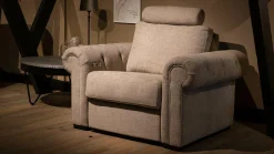 Relaxfauteuil Auxerre Armleuning Rond - zelf samenstellen - Loft24.nl