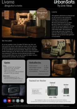 Relaxfauteuil Livorno - zelf samenstellen - Loft24.nl