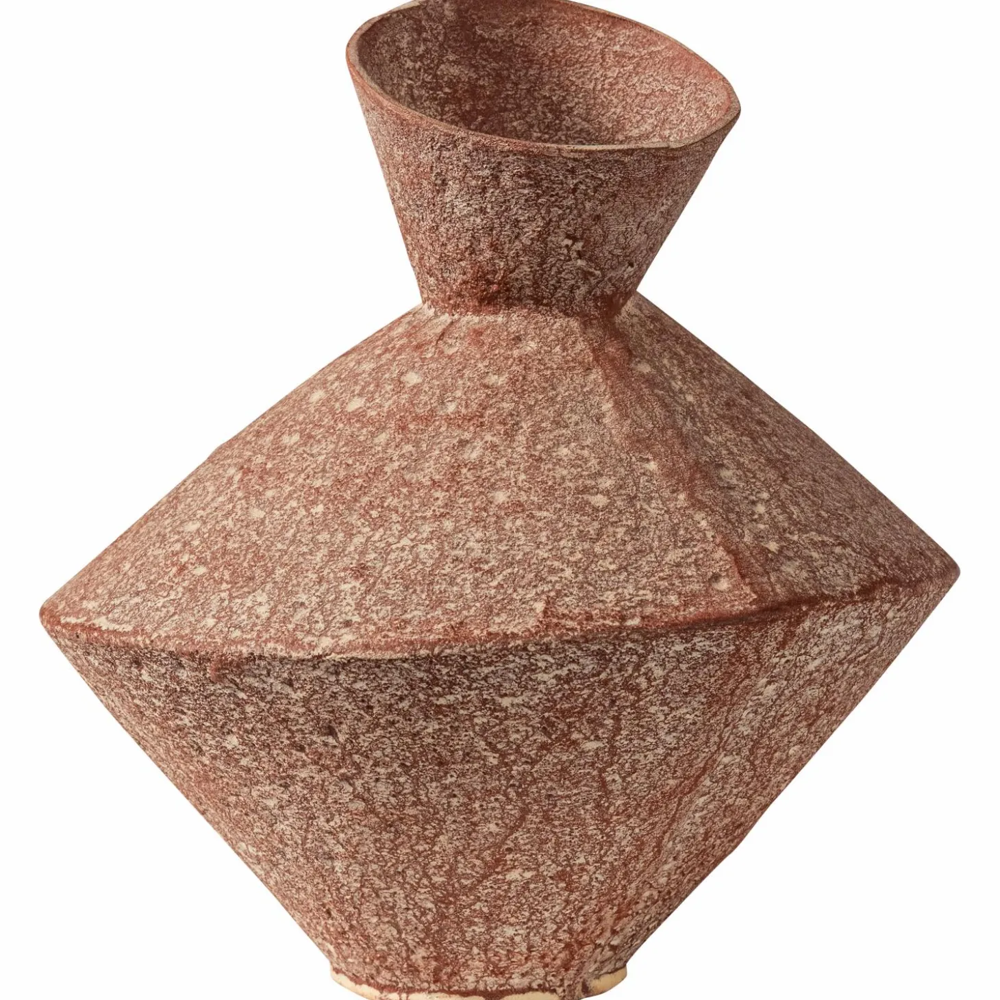 Reza vaas aluminium bruin - Loft24.nl