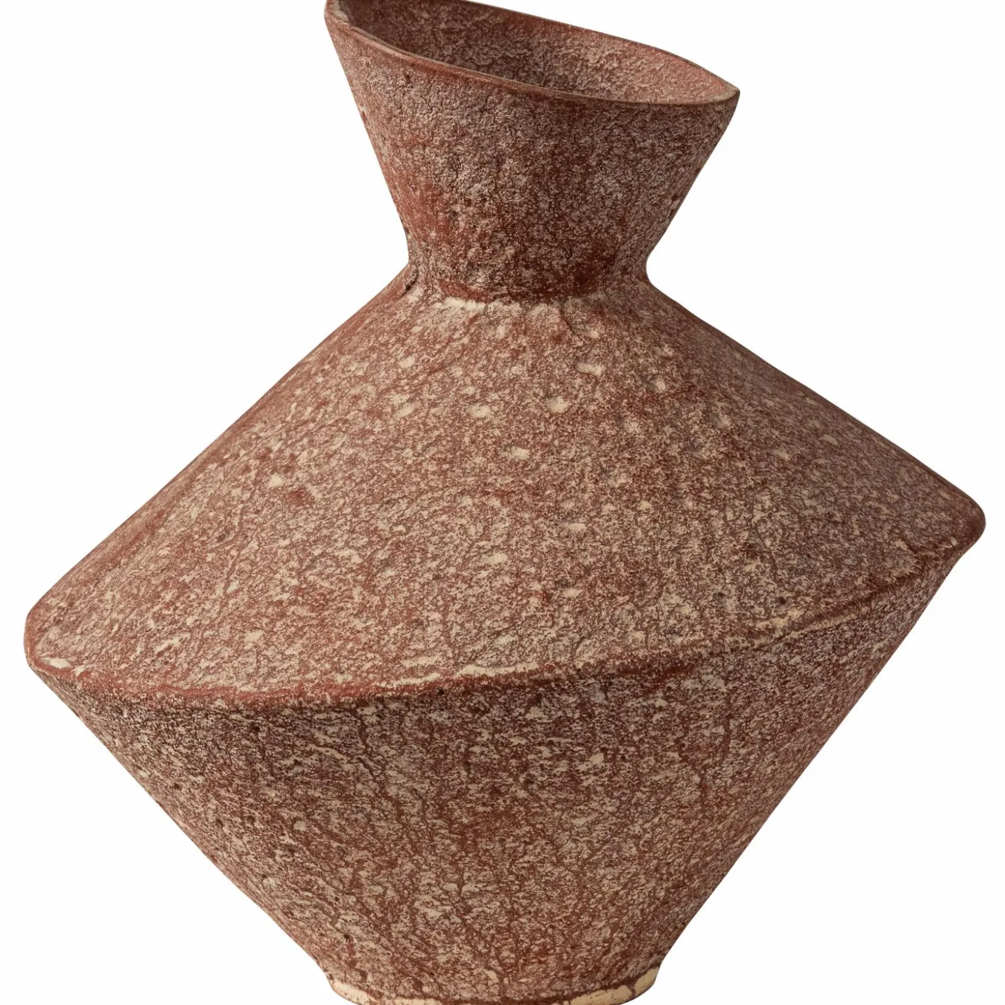 Reza vaas aluminium bruin - Loft24.nl