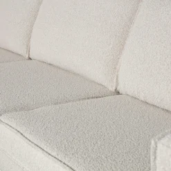 Rodeo bank 3-zits bouclé naturel - Loft24.nl