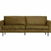 Rodeo bank 2,5-zits structure velvet brass - Loft24.nl