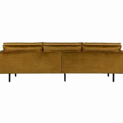 Rodeo bank 3-zits velvet honinggeel - Loft24.nl