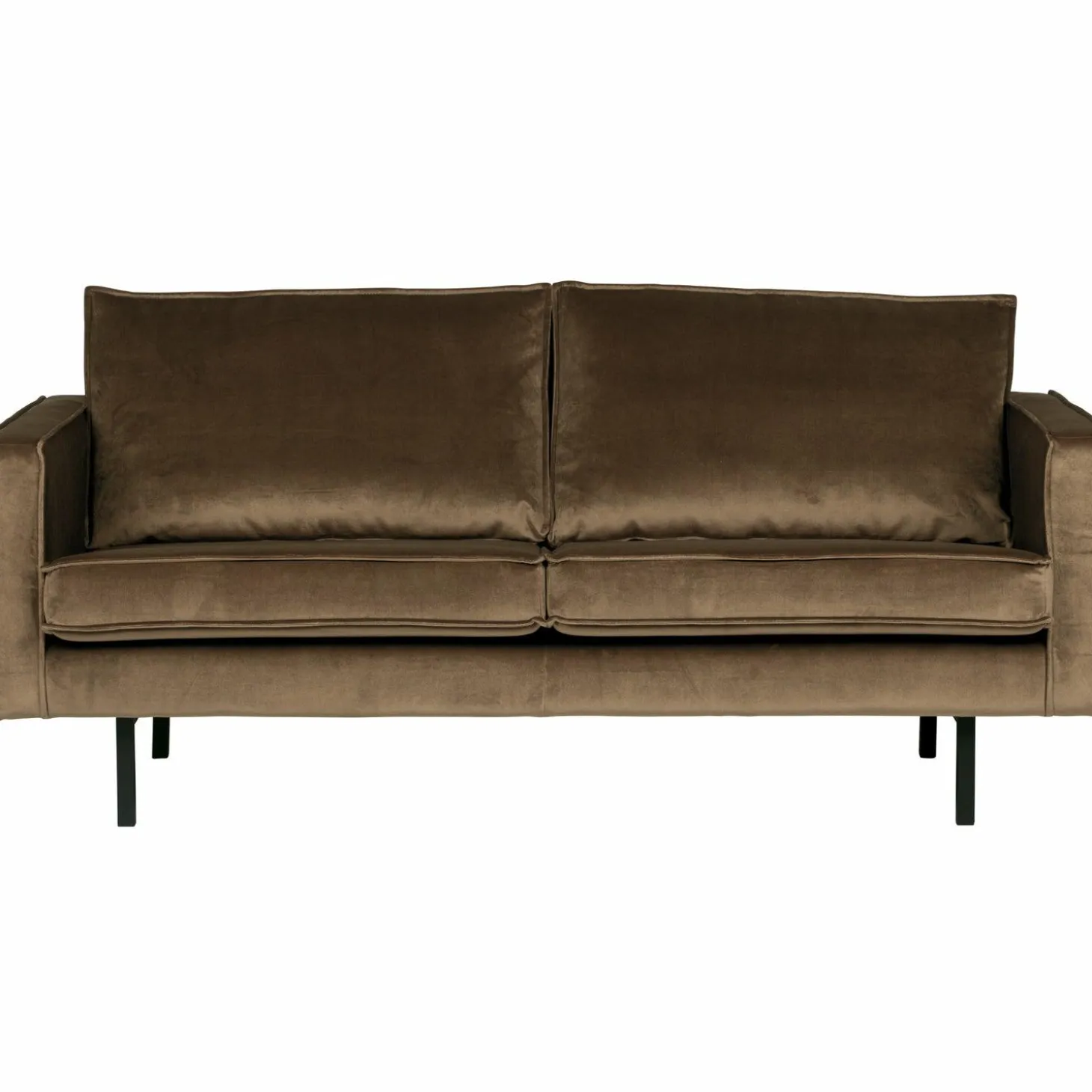 Rodeo bank 2,5-zits velvet taupe - Loft24.nl