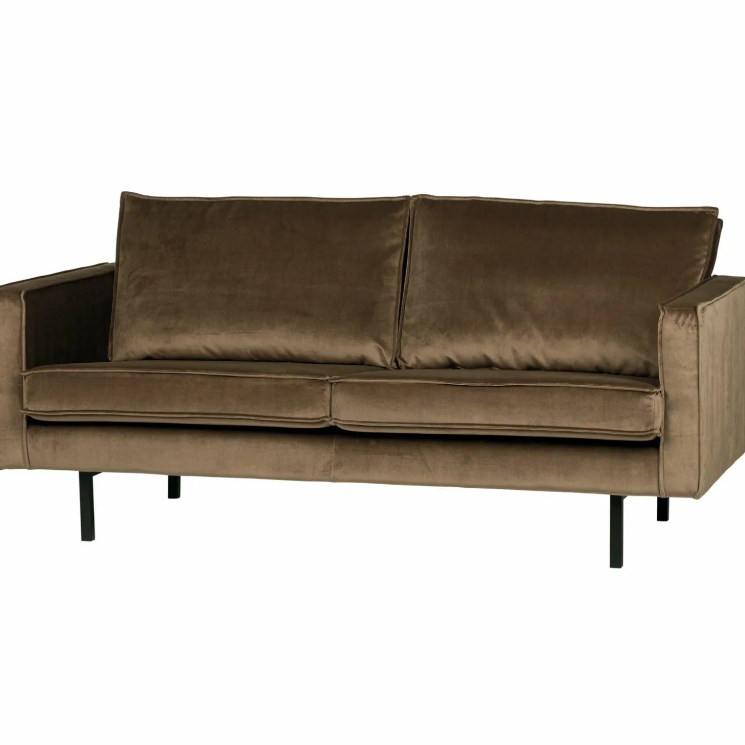 Rodeo bank 2,5-zits velvet taupe - Loft24.nl