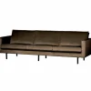 Rodeo bank 3-zits velvet taupe - Loft24.nl