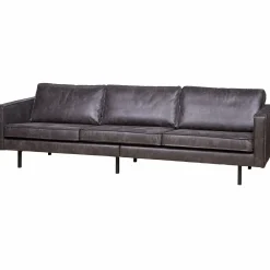 Rodeo bank 3-zits zwart - Loft24.nl