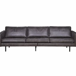 Rodeo bank 3-zits zwart - Loft24.nl