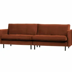 Rodeo classic bank 3-zits velvet roest - Loft24.nl