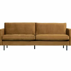 Rodeo classic bank 2,5-zits velvet honinggeel - Loft24.nl