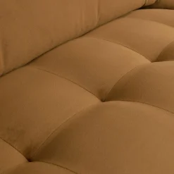 Rodeo classic bank 2,5-zits velvet honinggeel - Loft24.nl