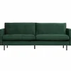 Rodeo classic bank 2,5-zits velvet green forest - Loft24.nl