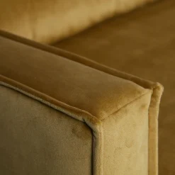 Rodeo daybed left velvet oker - Loft24.nl