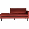 Rodeo daybed right velvet chestnut - Loft24.nl
