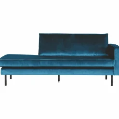 Rodeo daybed right velvet blue - Loft24.nl