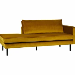 Rodeo daybed right velvet oker - Loft24.nl