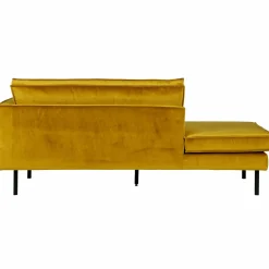 Rodeo daybed right velvet oker - Loft24.nl