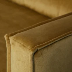 Rodeo daybed right velvet oker - Loft24.nl