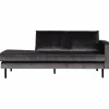 Rodeo daybed right velvet antraciet - Loft24.nl
