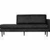 Rodeo daybed right zwart - Loft24.nl