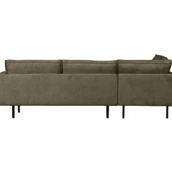 Rodeo hoekbank links structure velvet bonsai - Loft24.nl