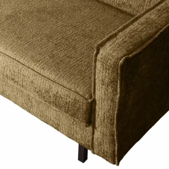 Rodeo hoekbank links structure velvet brass - Loft24.nl