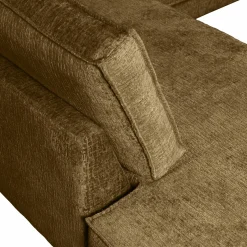 Rodeo hoekbank links structure velvet brass - Loft24.nl