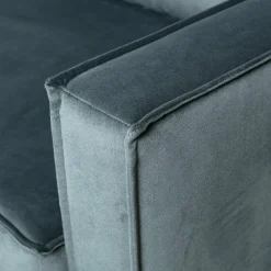 Rodeo hoekbank links velvet teal - Loft24.nl