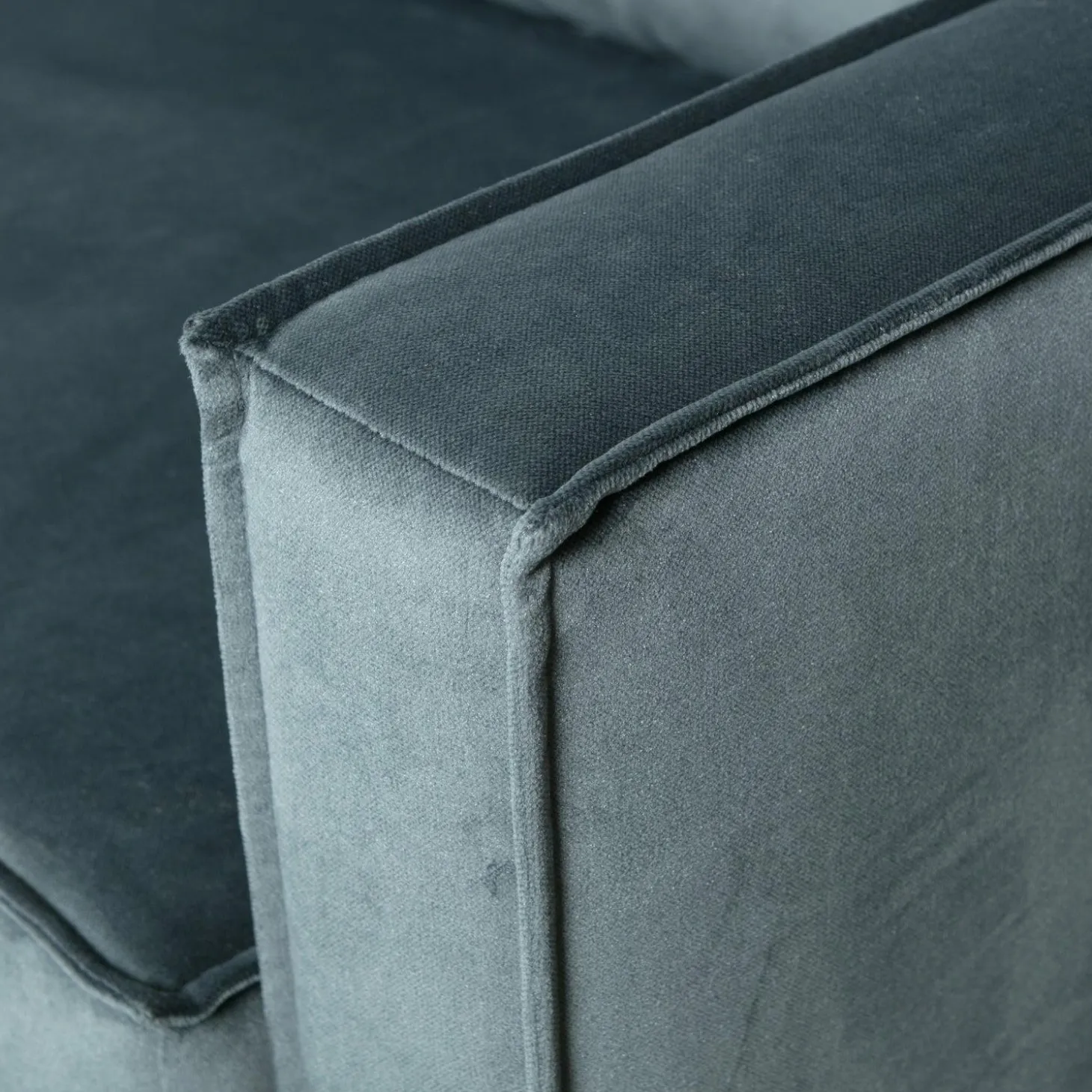 Rodeo hoekbank links velvet teal - Loft24.nl