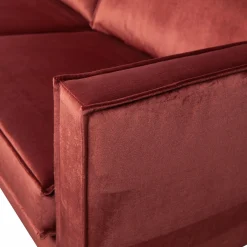 Rodeo hoekbank links velvet chestnut - Loft24.nl