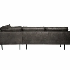 Rodeo hoekbank rechts zwart - Loft24.nl