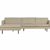 Rodeo Loungebank links bouclé beige - Loft24.nl