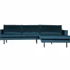 Rodeo Loungebank rechts velvet blue - Loft24.nl
