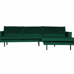 Rodeo Loungebank rechts velvet green forest - Loft24.nl