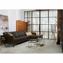 Rodeo Loungebank rechts zwart - Loft24.nl