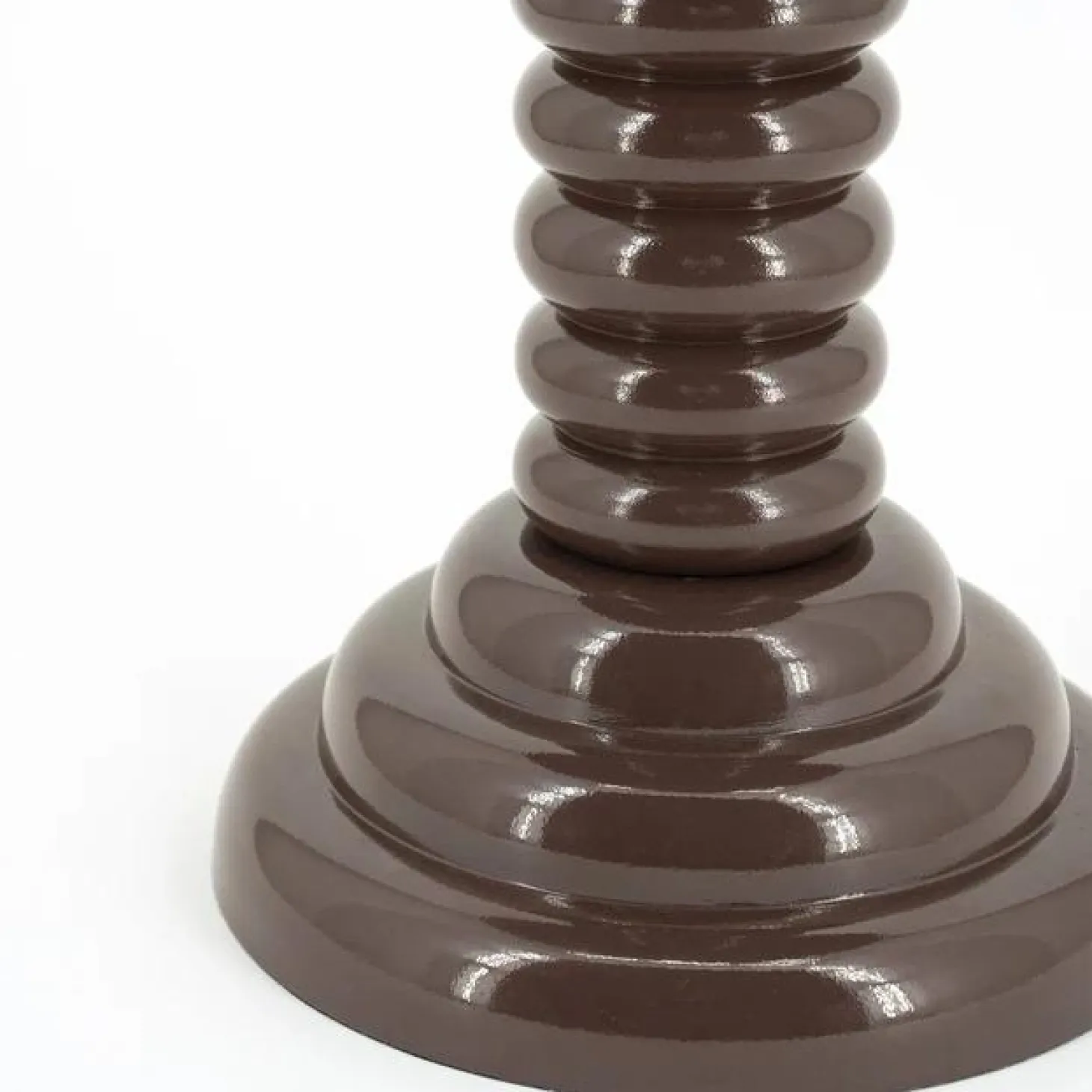 Ronde Bijzettafel Basco 47cm - Bruin - Loft24.nl