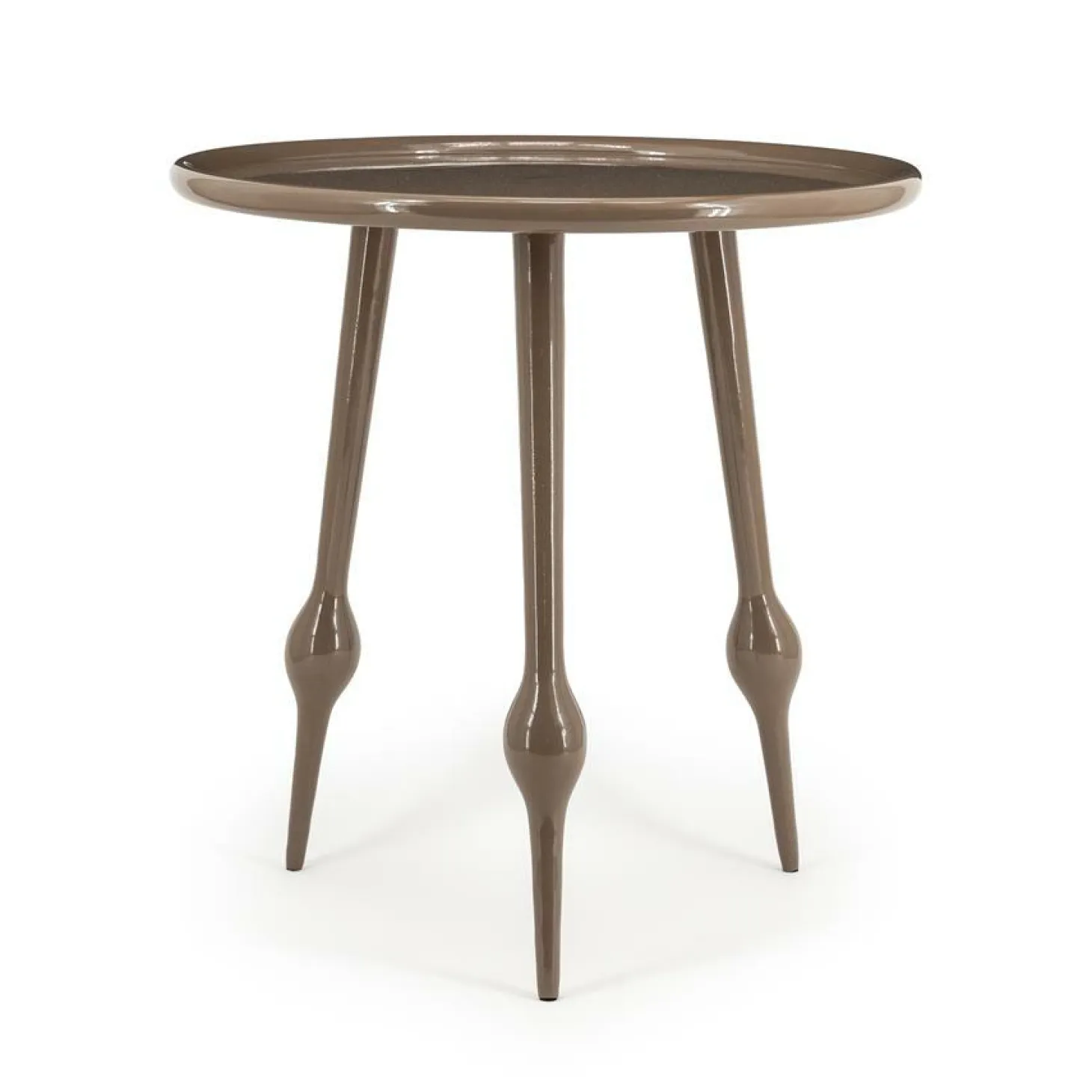 Ronde Bijzettafel Birdy 47cm - Bruin - Loft24.nl