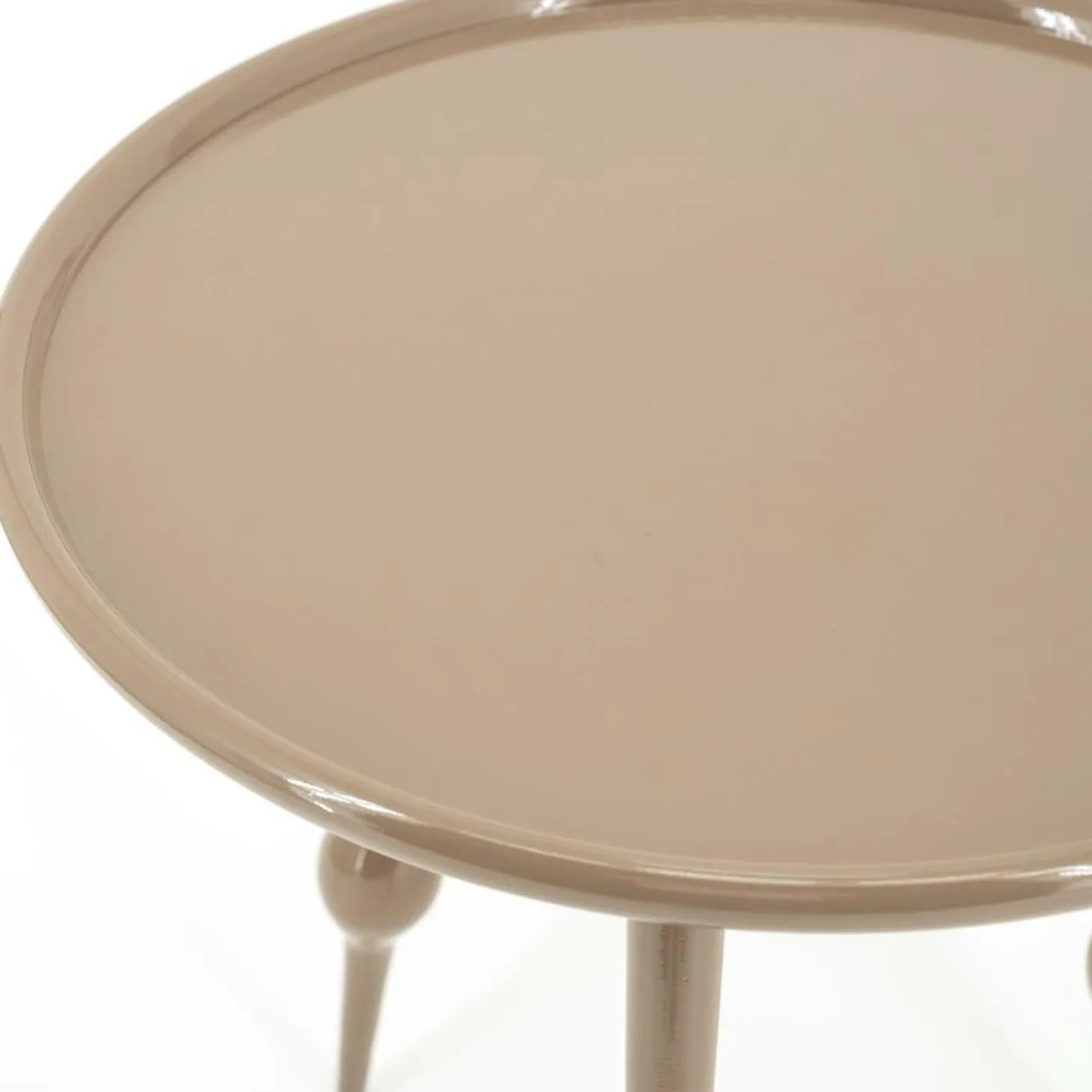 Ronde Bijzettafel Birdy 47cm - Bruin - Loft24.nl