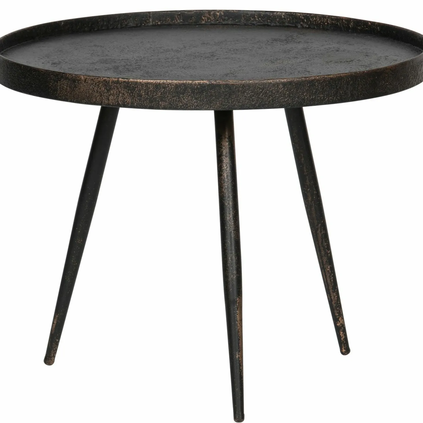 Ronde Bijzettafel Bounds 58cm - Zwart - Loft24.nl