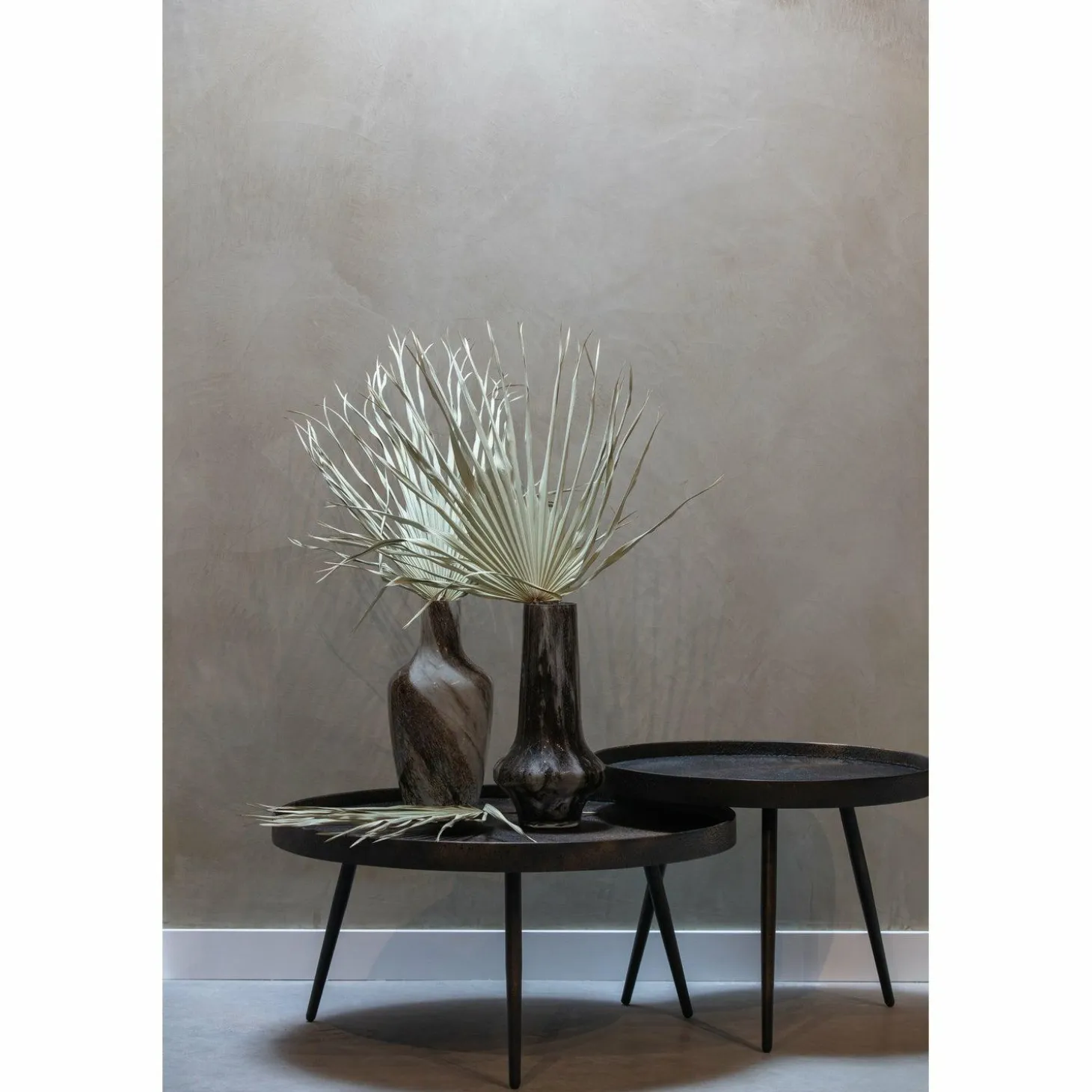 Ronde Bijzettafel Bounds 76cm - Zwart - Loft24.nl