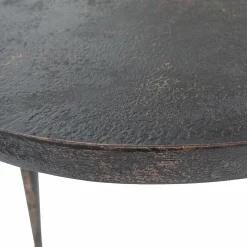 Ronde Bijzettafel Bounds 76cm - Zwart - Loft24.nl