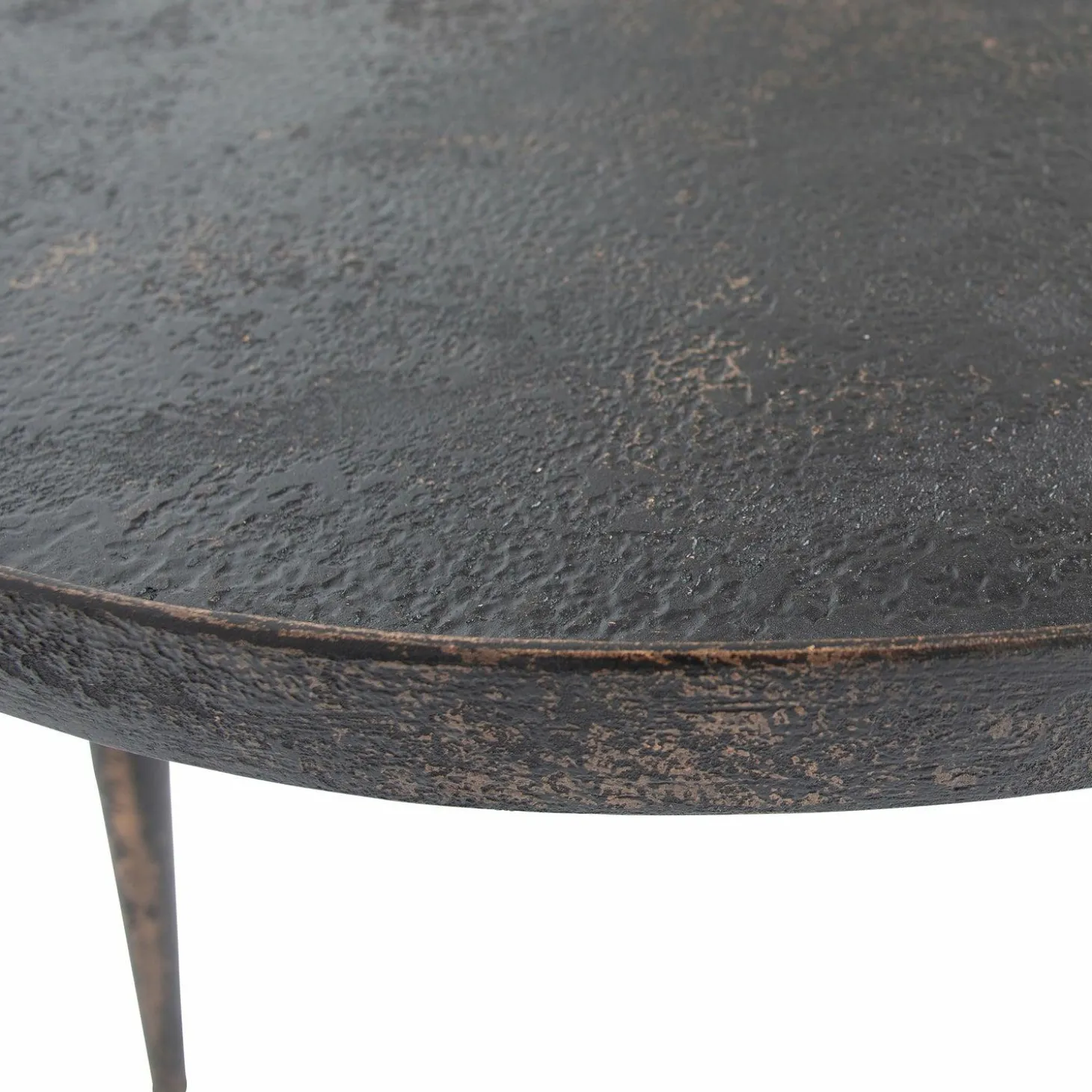 Ronde Bijzettafel Bounds 76cm - Zwart - Loft24.nl