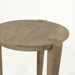 Ronde Bijzettafel Davina Mangohout 40cm - Loft24.nl