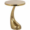 Ronde Bijzettafel Dolphin Ø45 cm - Goud - Loft24.nl