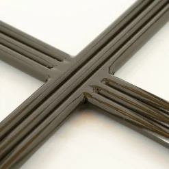 Ronde Bijzettafel Groovy Glas 43cm - Bruin - Loft24.nl