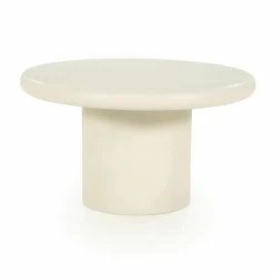 Ronde Bijzettafel Jade Magnesium oxide - 66 cm - Loft24.nl
